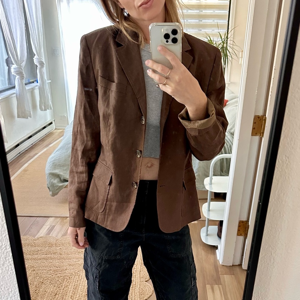Vintage Linen Jacket